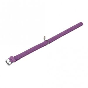 Karlie Halsband Buffalo aus Kalbsleder – Lila – 55 cm/30 mm