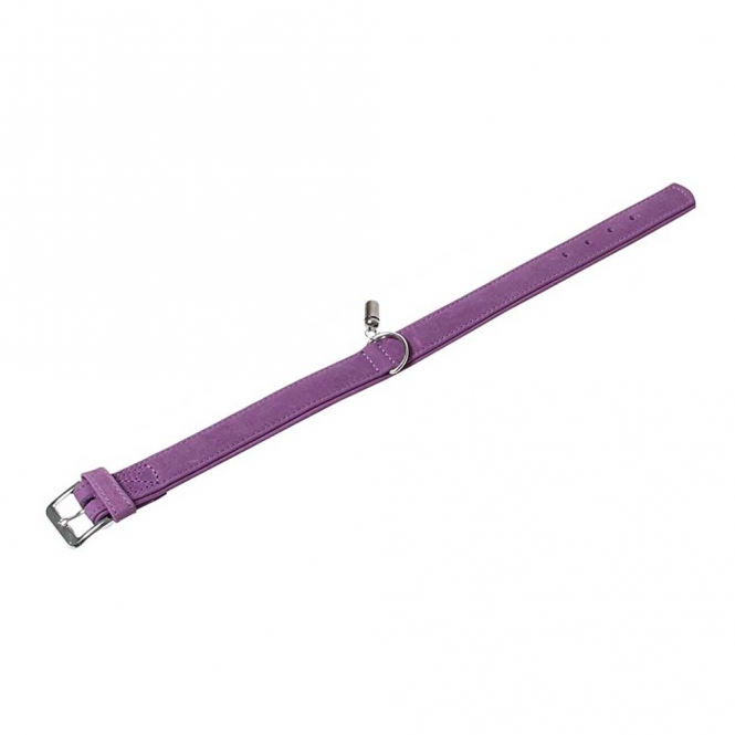 Karlie Halsband Buffalo aus Kalbsleder - Lila - 45 cm/22 mm 515637 var.jpg