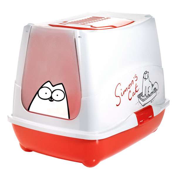 Karlie Flamingo Simon’s Cat Katzentoilette mit Dach