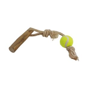 Nobby Kaffeeholz mit Seil – 40cm