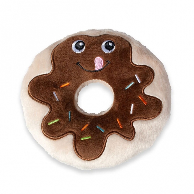 Karlie Flamingo Hundespielzeug Plüsch Schoko Donut 521586.jpg