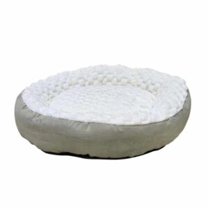Nobby Donutbett Diamond – cream – Ø 70 x 18 cm