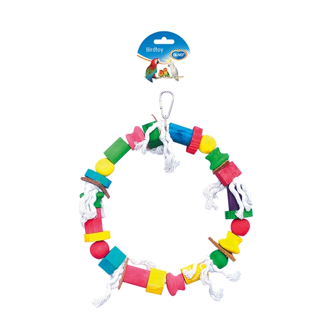 Duvoplus Vogelspielzeug Ring mit Bunten Würfeln 5414365066741 prd webl1.jpg