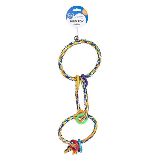 Duvoplus buntes Vogelspielzeug 3 Ringe 5414365066765 prd webl1.jpg