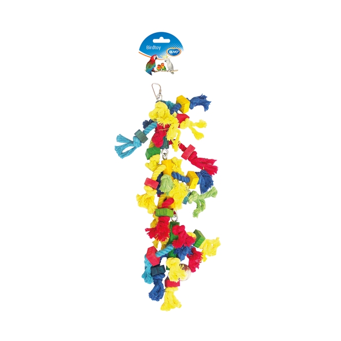 Duvoplus buntes Vogelspielzeug aus Seil/Holz 5414365066789 prd webl1.jpg