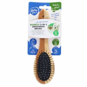 Duvoplus Bamboo 2-in-1 Pflegebürste – 20x6cm