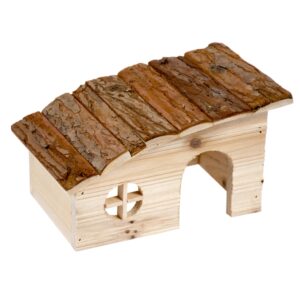 Duvoplus Kleintierhaus mit Schrägdach – 31 x 23 x 18cm