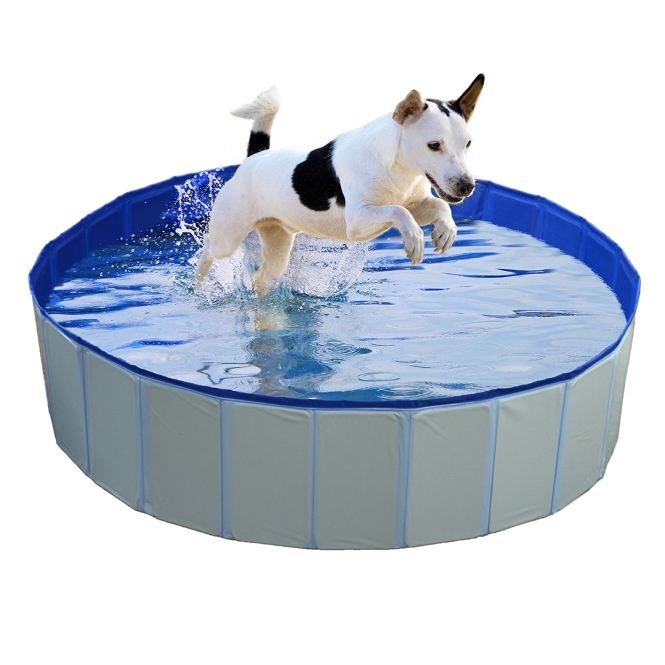 Duvoplus Hundepool – blau – Ø120x30cm