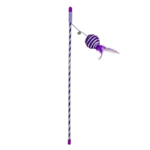 Duvoplus Cat Toy Spielangel Catchy Glitzerball – violett