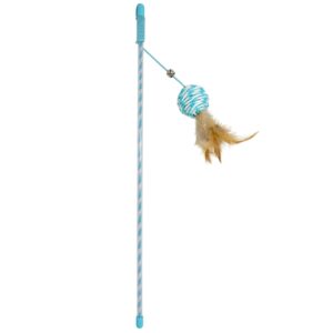 Duvoplus Cat Toy Spielangel Catchy Papierball – blau