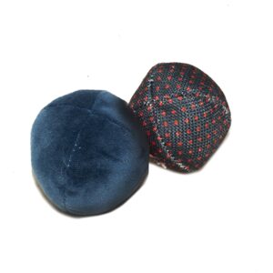 Duvoplus Cat Toy Retro Bälle Punkte – blau