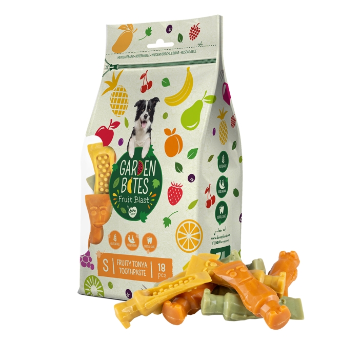 Garden Bites Fruity Tonya Toothpaste - S - 7,8cm / 18 Stück 5414365365301 prd webl1.jpg
