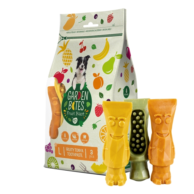 Garden Bites Fruity Tonya Toothpaste - L - 13,5cm / 3 Stück 5414365365325 prd webl1.jpg