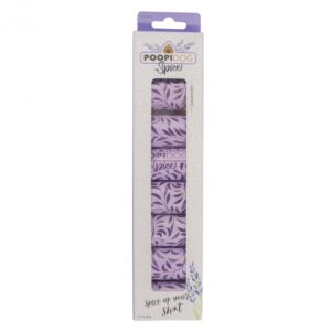Poopidog Hundekotbeutel spice lavendel violett – 8 x 15 Stück