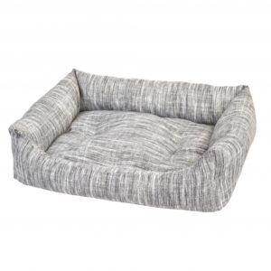 Duvo Hundebett Cliff rechteckig – grau – 60 x 45 x 16 cm