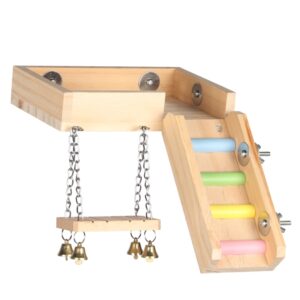 Duvoplus Spielplattform aus Holz