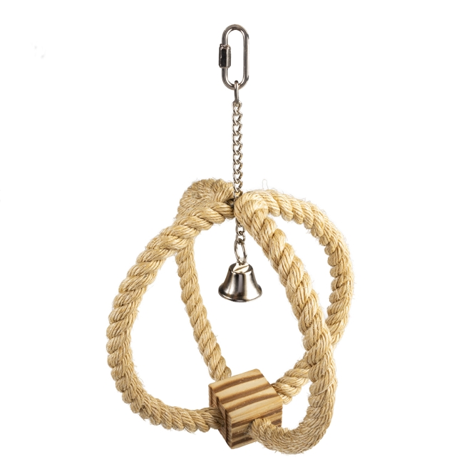 Duvoplus Vogelspielzeug Ringschaukel mit Glocke 5414365390235 prd webl1.jpg