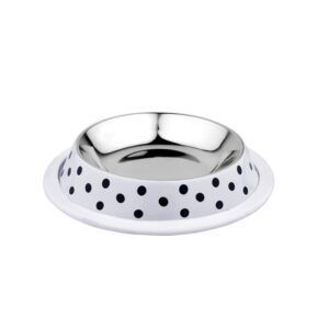 Duvoplus Edelstahlnapf Deco fix dots – 460ml