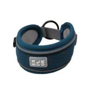 Duvoplus EXPLOR Ultimate Fit Control Halsband Classic – petrol blue – XL – 52-61cm