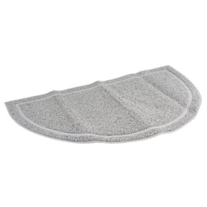 Duvoplus Toiletten-Vorleger halbrund – grau