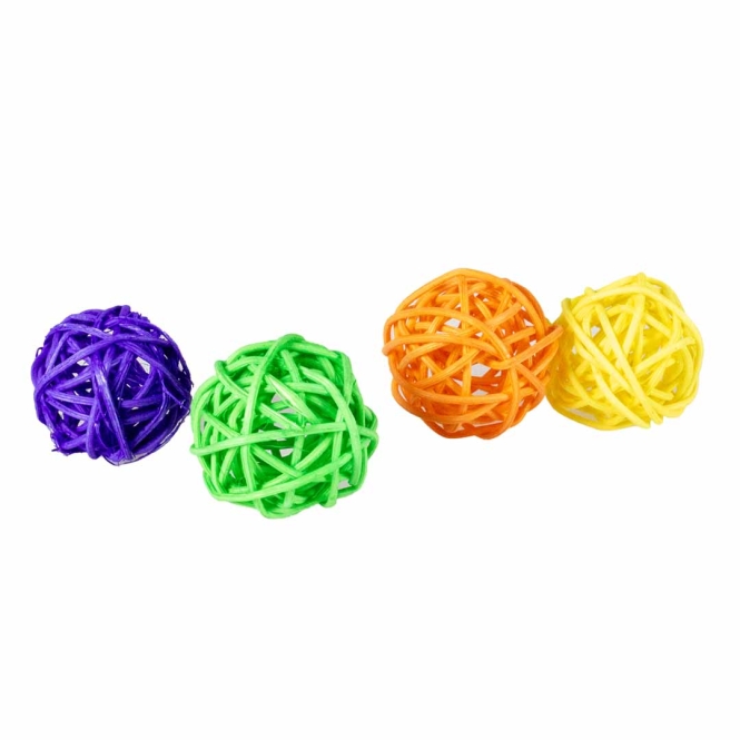 Duvoplus Cat Toy Weidenbälle 3cm - 4 Stück 5414365439194 prd webl.jpg