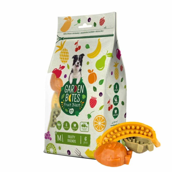 Garden Bites Fruity Friends – M – 8,5cm / 6 Stück