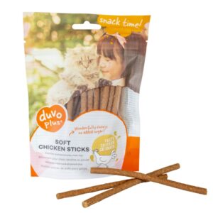 Duvoplus Cat Snack Weiche Hühnerkatzensticks 50g