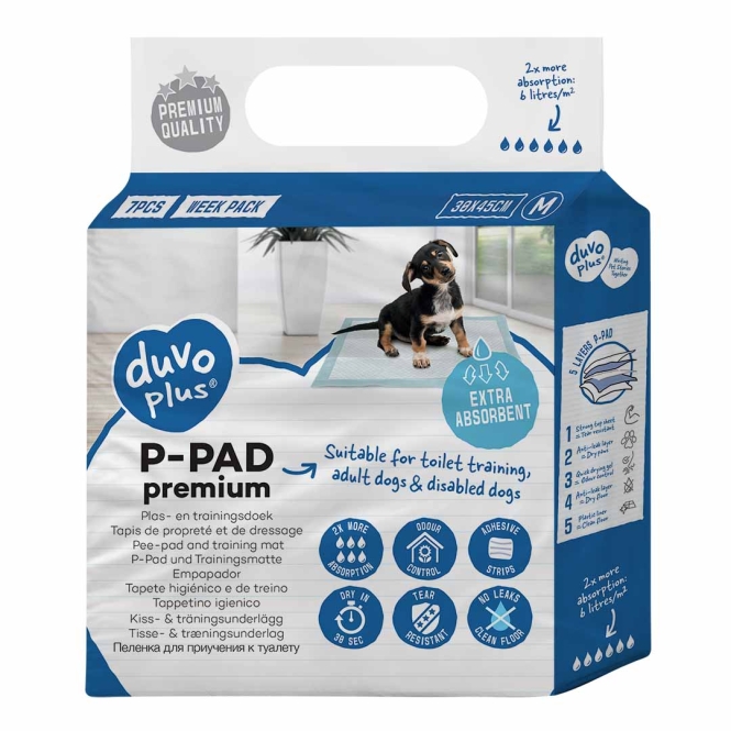 Duvoplus Welpenunterlagen Premium - 7st - 30x45cm 5414365444006 prd webl1.jpg