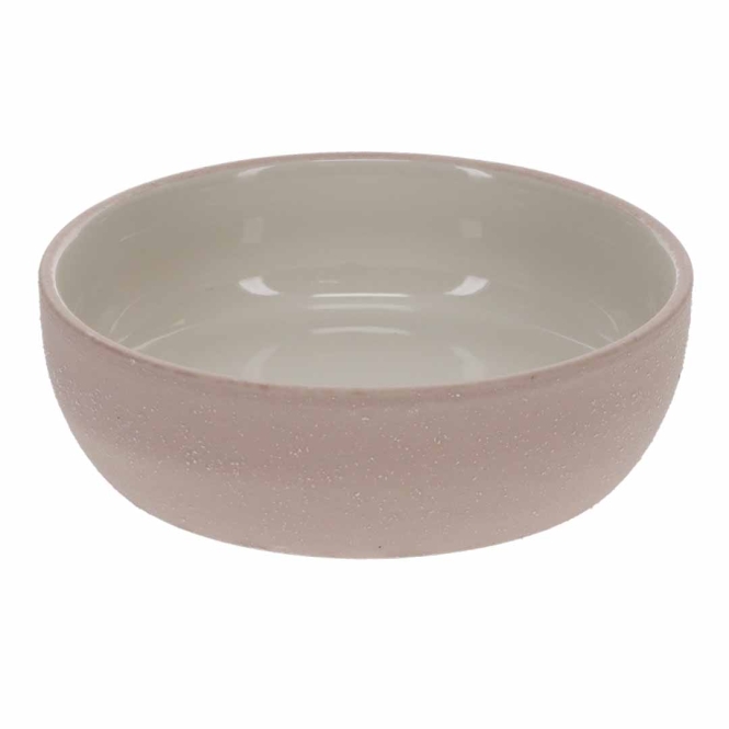 Duvoplus Keramiknapf Stone Sandy Coral Rosa – 950ml – 17x17x6cm