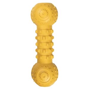 Duvoplus Kauspielzeug Griplay Dumbbell – Gelb