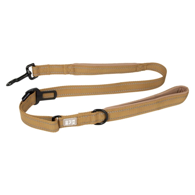 Duvoplus EXPLOR Ultimate Fit On-The-Road-Leine Fashion - honey gold - 130cm - 25mm 5414365457150 prd webl.jpg