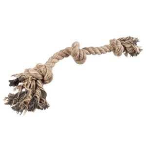 Duvoplus Flossy Seil mit 3 Knoten – braun