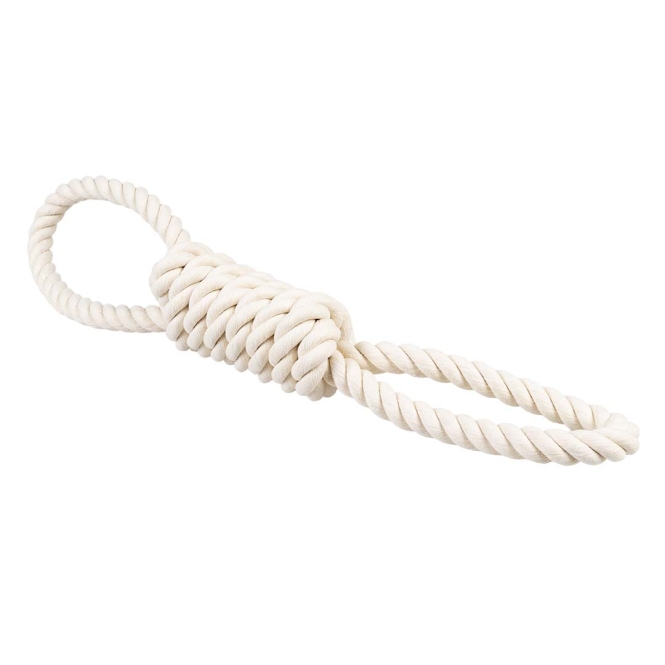 Duvoplus ECO Baumwoll-Tau mit 2 Schlaufen - weiß - 36cm / 125g 5414365465858 prd webl.jpg