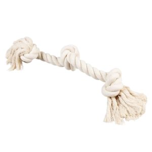 Duvoplus ECO Baumwollseil mit 3 Knoten – weiß