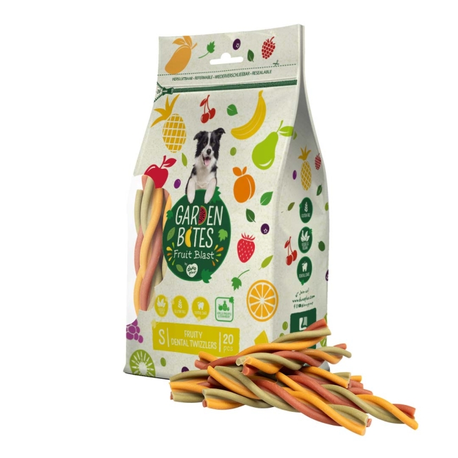 Garden Bites Fruity Dental Twizzlers - S - 12,5cm / 20 Stück 5414365467586 prd webl1.jpg