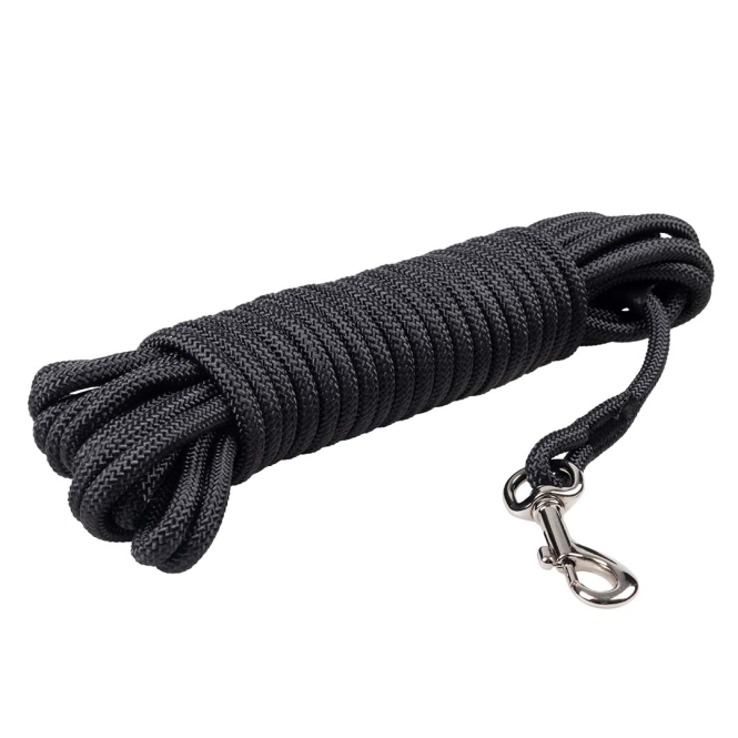 Duvoplus EXPLOR Trackingleine Classic rund - schwarz - 10m/8mm 5414365469511 prd webl.jpg