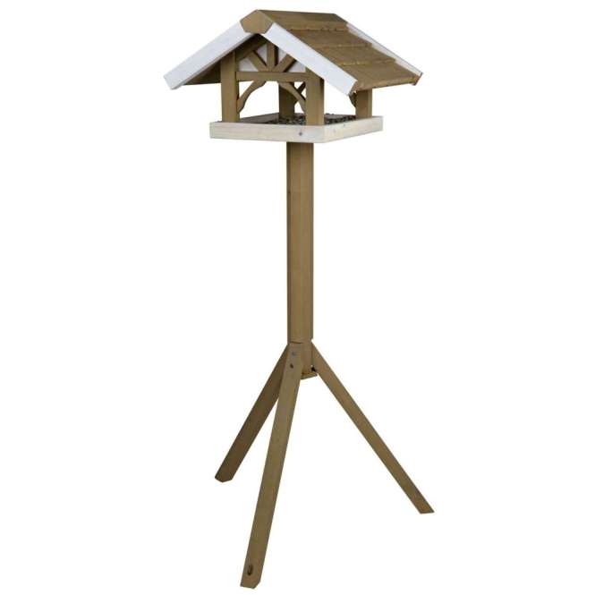 Trixie Stehendes Vogelfutterhaus - grau/weiß 558021.jpg
