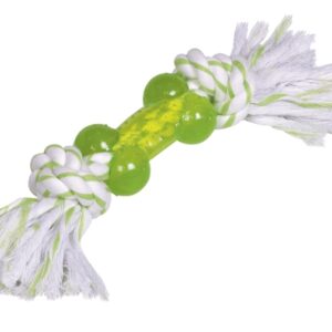 Nobby TPR Knochen mit Seil – 27cm