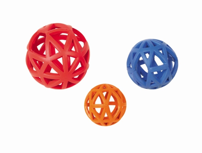 Nobby Vollgummi Gitterball - 9cm 60076.jpg