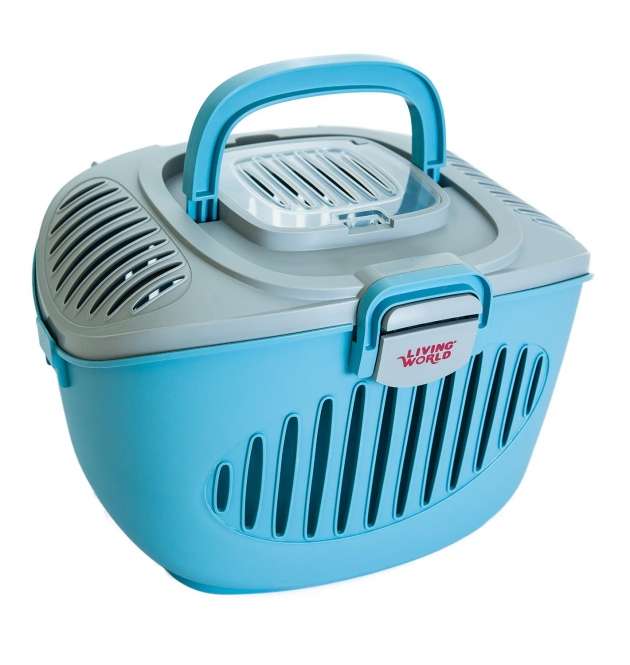Living World Paws2Go Kleintierbox - hellblau/grau 60898 paws2go blau.jpg