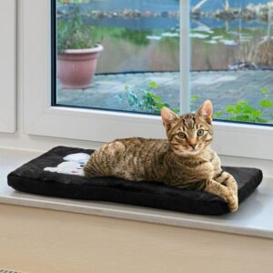 Karlie KITTY COSY Fensterbankauflage – Schwarz