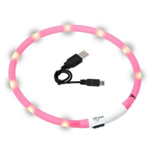 Karlie Visio Light LED-Leuchtschlauch mit USB – Pink