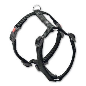 Karlie ASP Geschirr – Schwarz – 20 mm, 45-70 cm