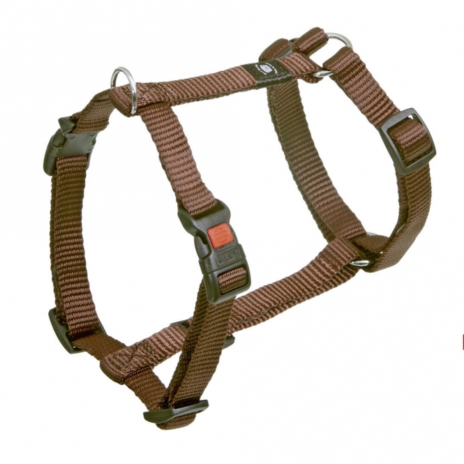 Karlie ASP Geschirr – Braun – 20mm, 45-70cm