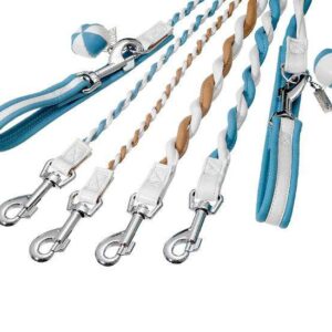 Karlie COTTAGE LINE Führleine – Beige-Weiß – 15 mm, 100 cm