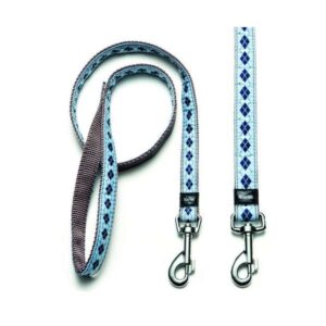Karlie Art Joy Plus Leine RHOMBUS – Blau – 100cm x 25mm