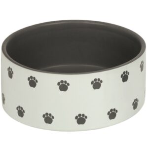 Nobby Keramiknapf Pata – creme/grau – 1100 ml / Ø18,0 x 7,0 cm