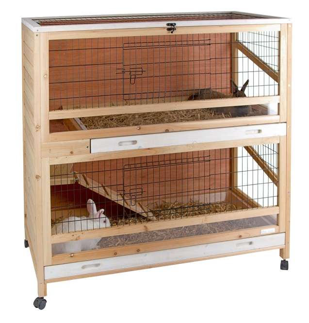 Kleintierkäfig Indoor Deluxe, doppelstöckig 81703 kleintierkaefig indoor 1.jpg