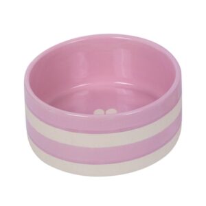 Nobby Keramiknapf Strio – rosa – 2000 ml / Ø 21,0 x 8,5 cm