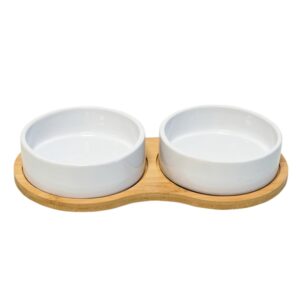 Nobby Napfset Bambasso – 2x 2400ml / 34 x 17,5 x 5,5 cm